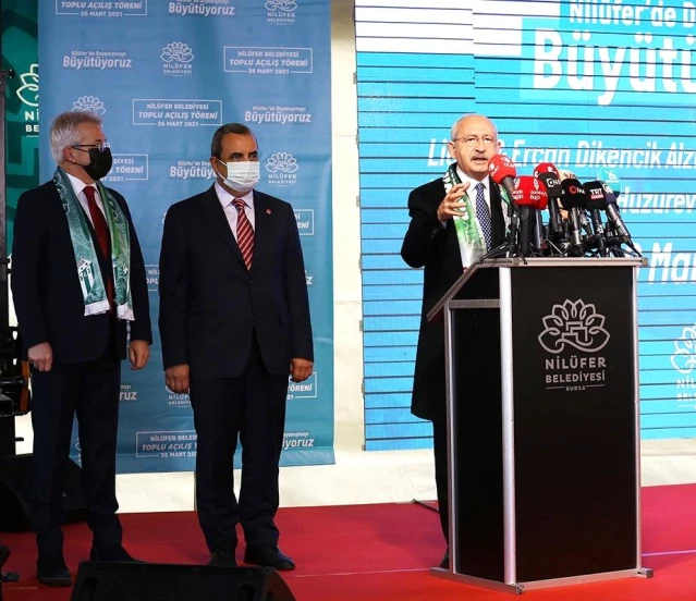 Son dakika haber! Nilüfer'deki iki dev yatırım Kılıçdaroğlu'nun katılımıyla açıldı