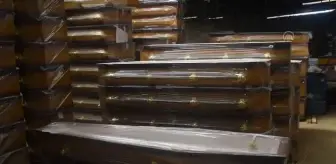 RIO DE JANEIRO - Brezilya'da pandemi nedeniyle atölyelerde tabut üretimi arttı