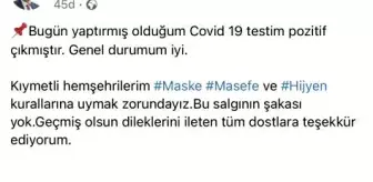 Acıpayam Belediye Başkanı Hulisi Şevkan korona virüse yakalandı