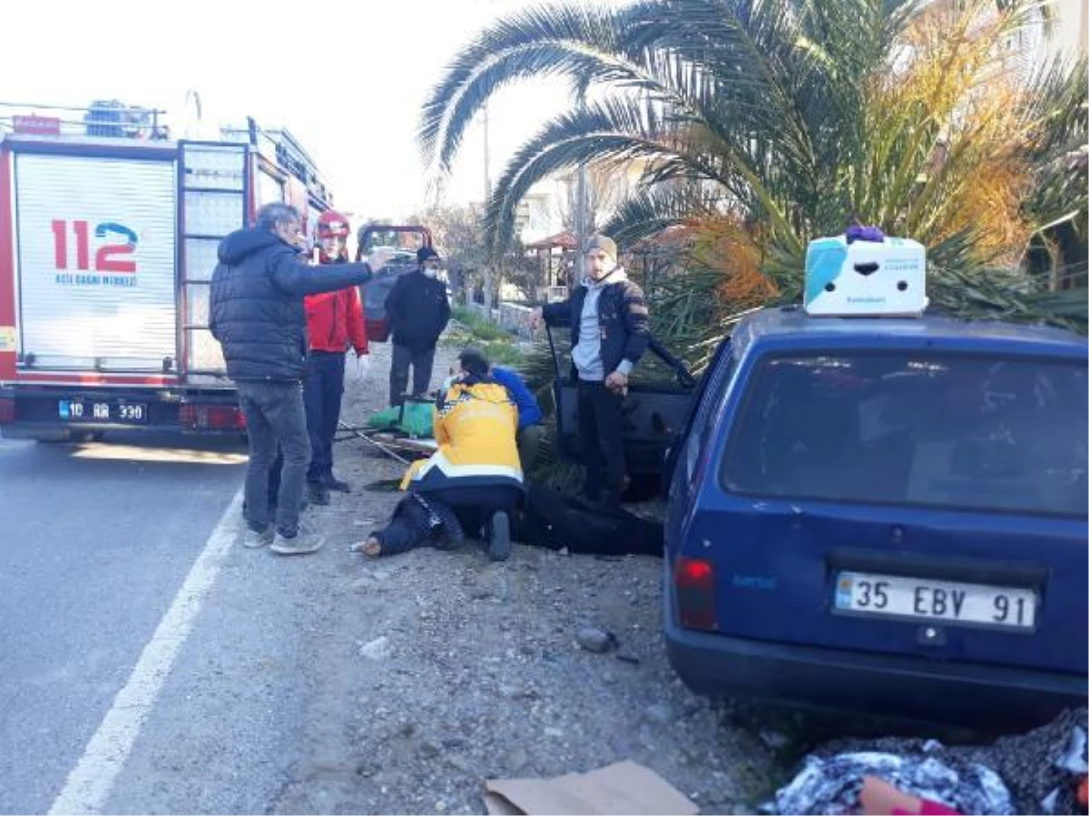 Ağaca çarpan otomobilin sürücüsü yaşamını yitirdi