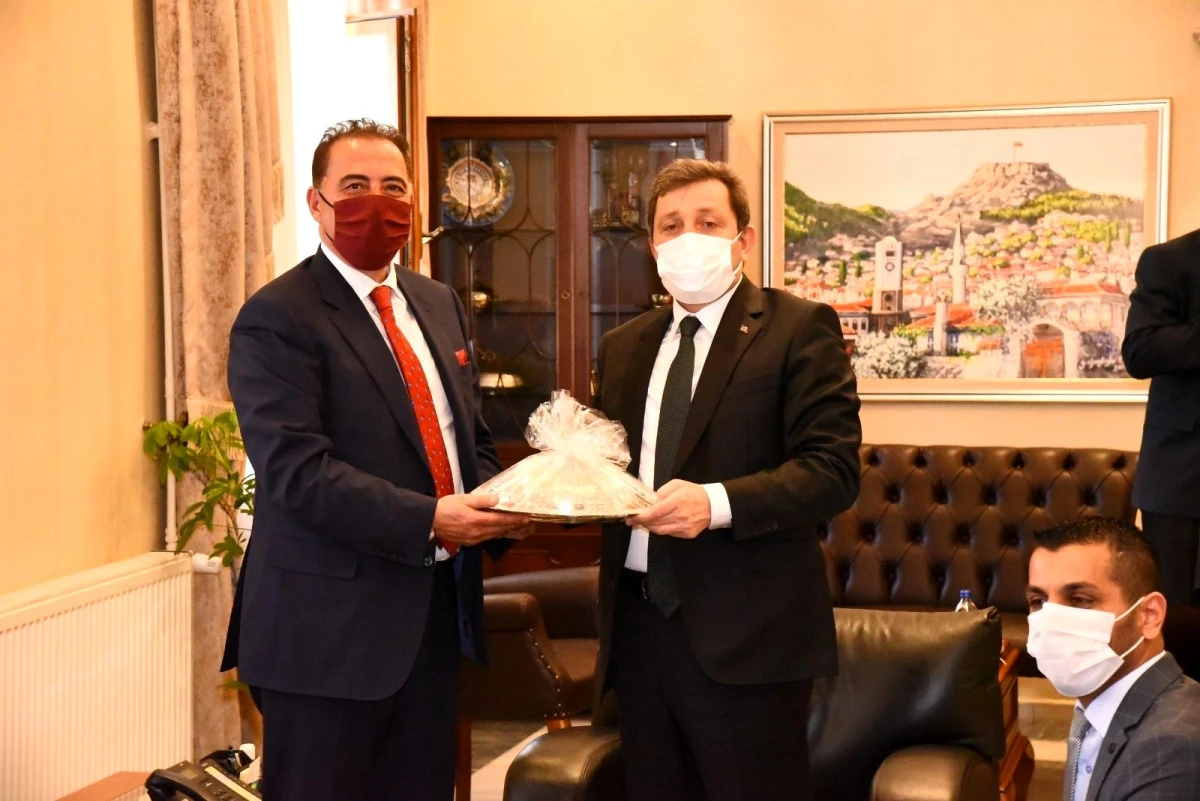Cezayir\'in Ankara Büyükelçisi\'nden Vali Tavlı\'ya ziyaret