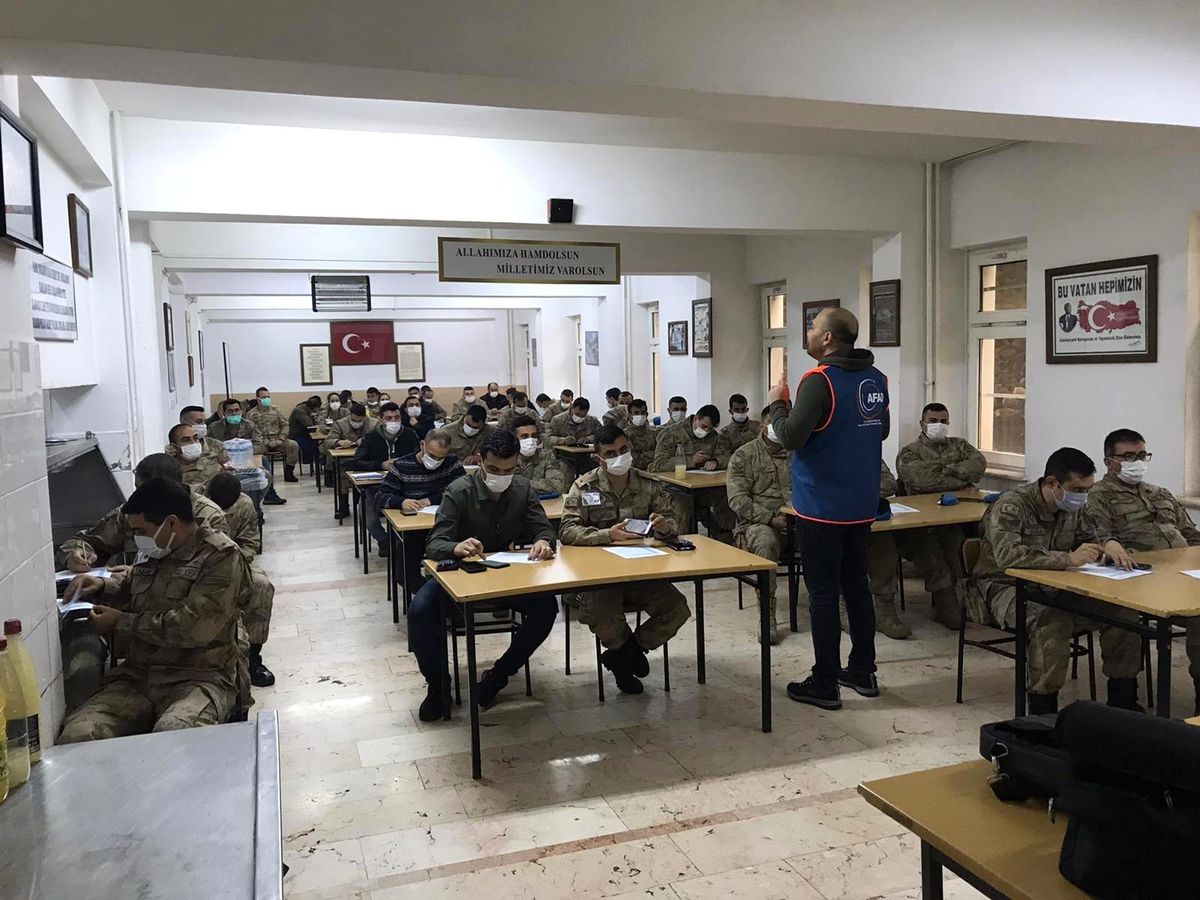 "Temel Afet Bilinci ve Farkındalık" eğitimi verildi