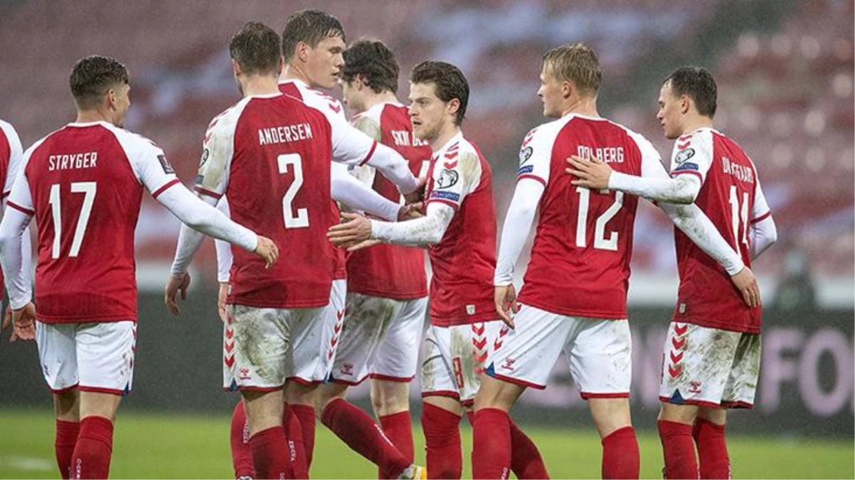 2022 Dünya Kupası Elemeleri F Grubu\'nda Danimarka, sahasında Moldova\'yı 8-0 yendi