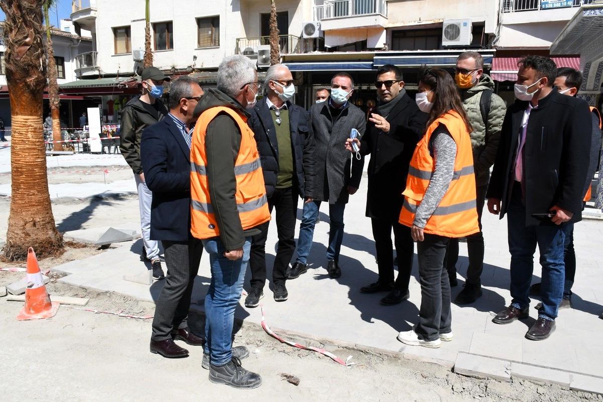 Başkan Günel, çalışmaları yerinde inceledi