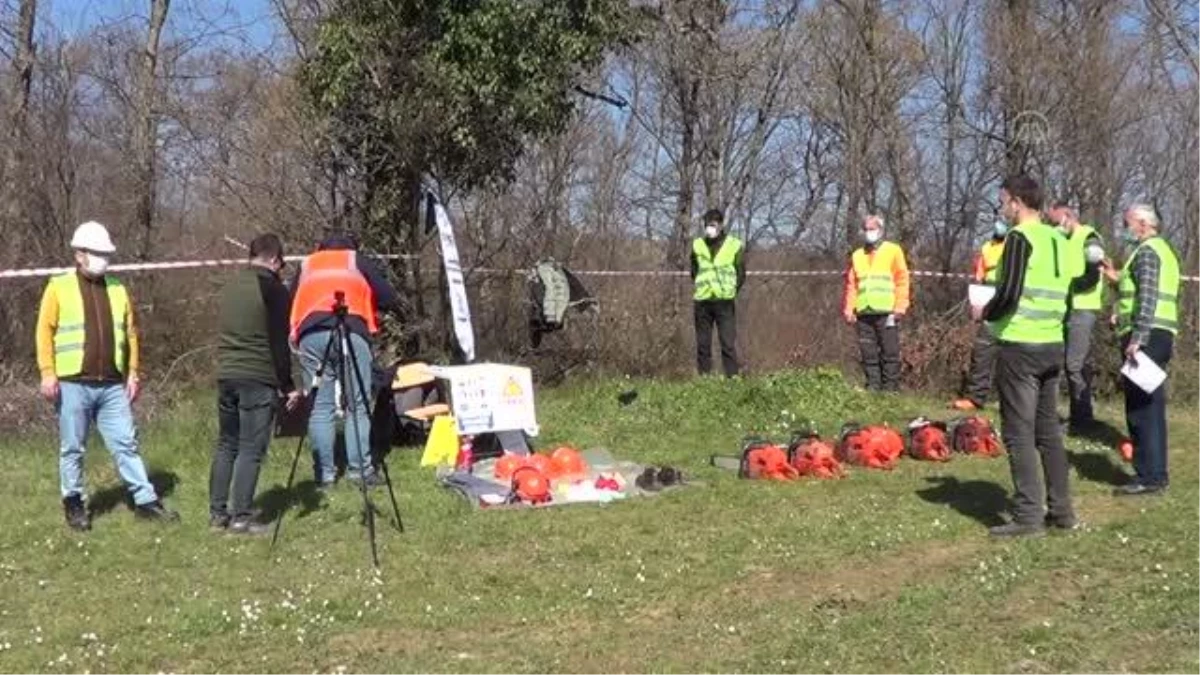 ÇANAKKALE - Orman üretim işçiliğinde mesleki yeterlilik sınavı yapıldı