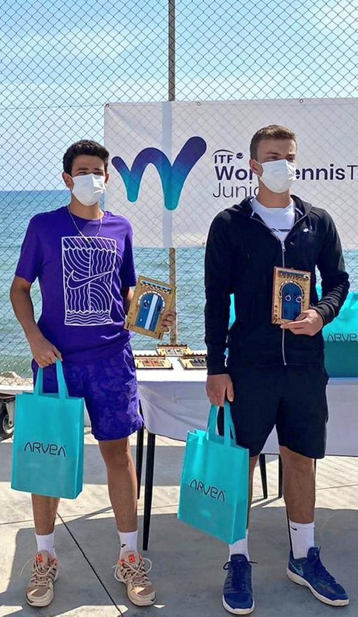 ITF Junior Tenis Turnuvası\'nda Toprak ve Kerem ikilisi ikinci oldu