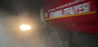 Son dakika... Arnavutköy'de metro inşaatında yangın