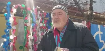 ESKİŞEHİR - Yardımsever dede ve torunu 13 yılda 130 ton mavi kapak topladı