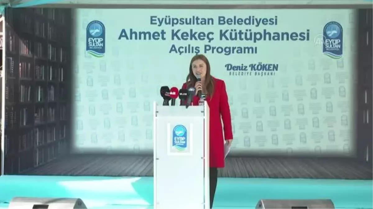 Eyüpsultan Belediyesi Ahmet Kekeç Kütüphanesi açıldı