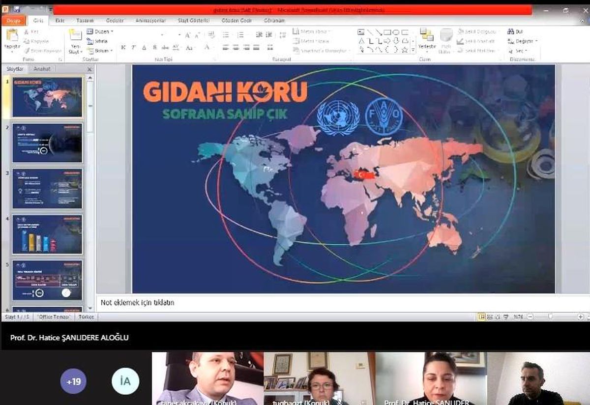 "Günümüzde Gıda Mühendisliği ve girişimcilik" konulu konferans düzenlendi