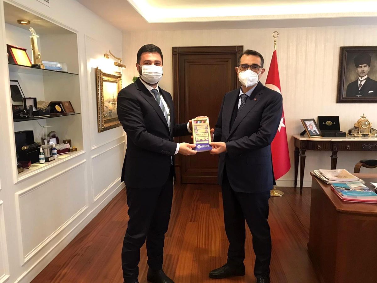 Son dakika haber: Kağıthane Belediye Başkanı Mevlüt Öztekin, Enerji ve Tabii Kaynaklar Bakanı Fatih Dönmez\'i ziyaret etti