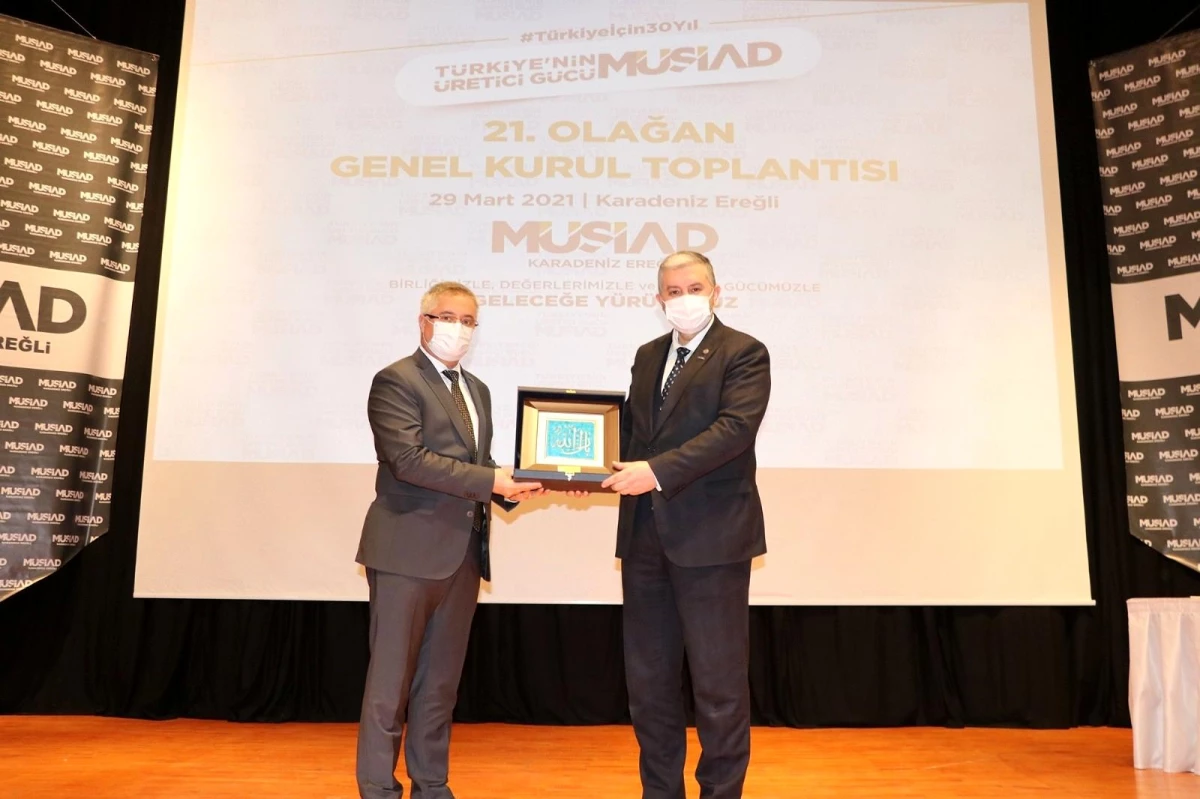 MÜSİAD Kdz. Ereğli Başkanı Abdulkadir Çınar güven tazeledi