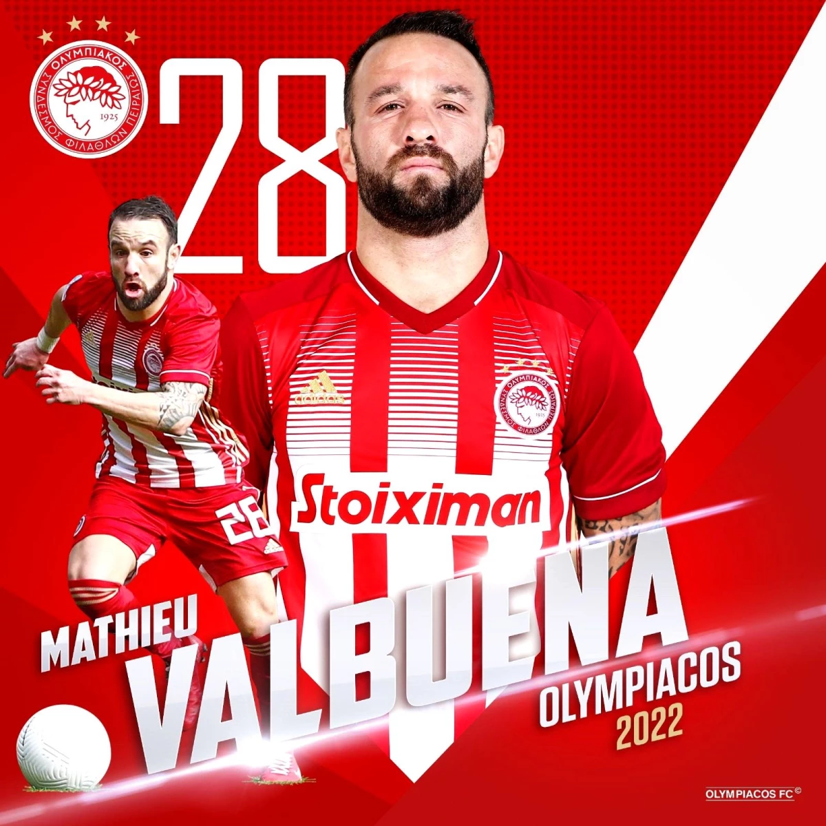 Olympiakos, Valbuena\'nın sözleşmesini uzattı