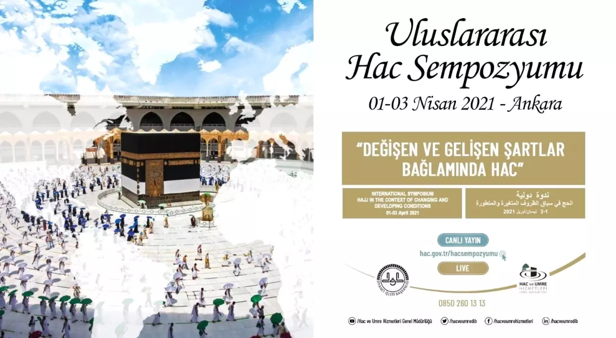 Diyanet "Uluslararası Hac Sempozyumu"nu çevrim içi oturumlarla gerçekleştirecek