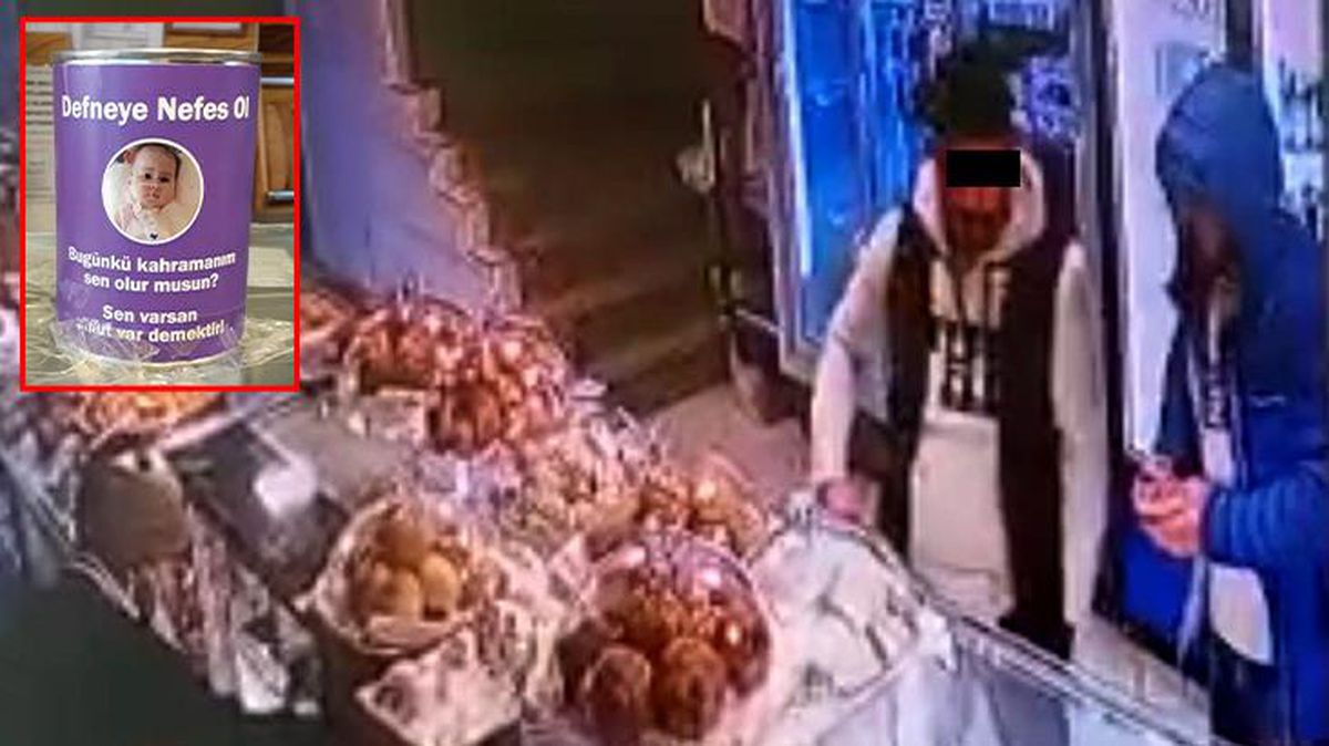 Yoğun bakımdaki bebek için toplanan yardım parasını çaldılar! Utanç anları kamerada