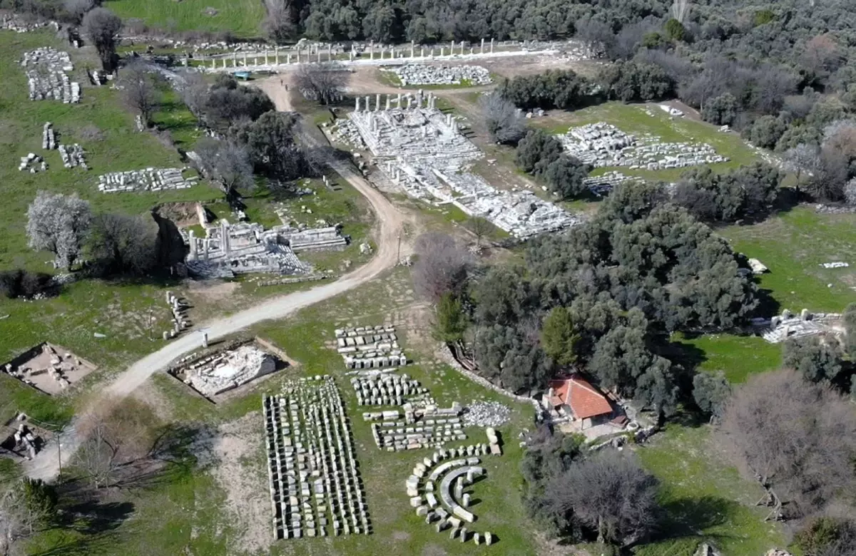 2 bin yıllık sütunlar ayağa kalktı