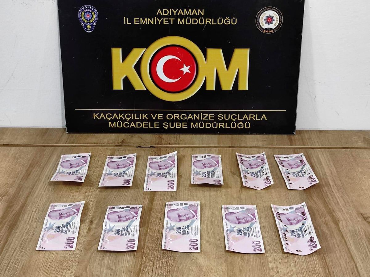 Adıyaman\'da sahte banknot ele geçirildi