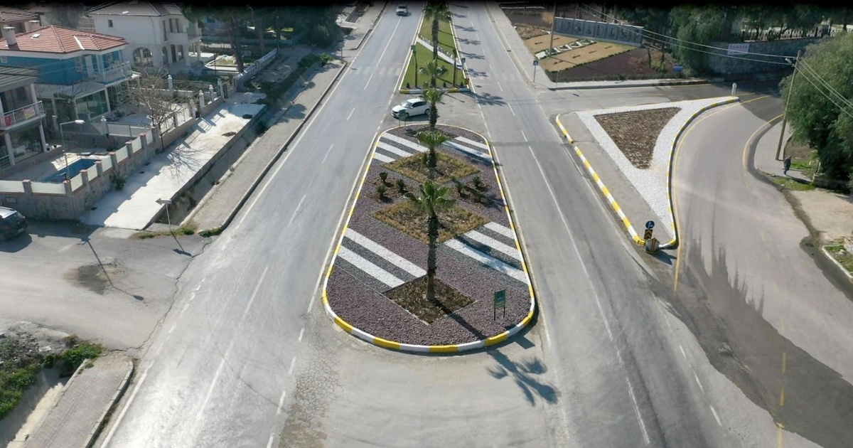 Çevre yolu peyzaj düzenlemesi ile örnek oluyor