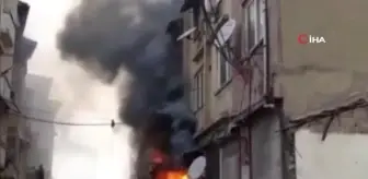 Hatay'da korkutan işyeri yangını