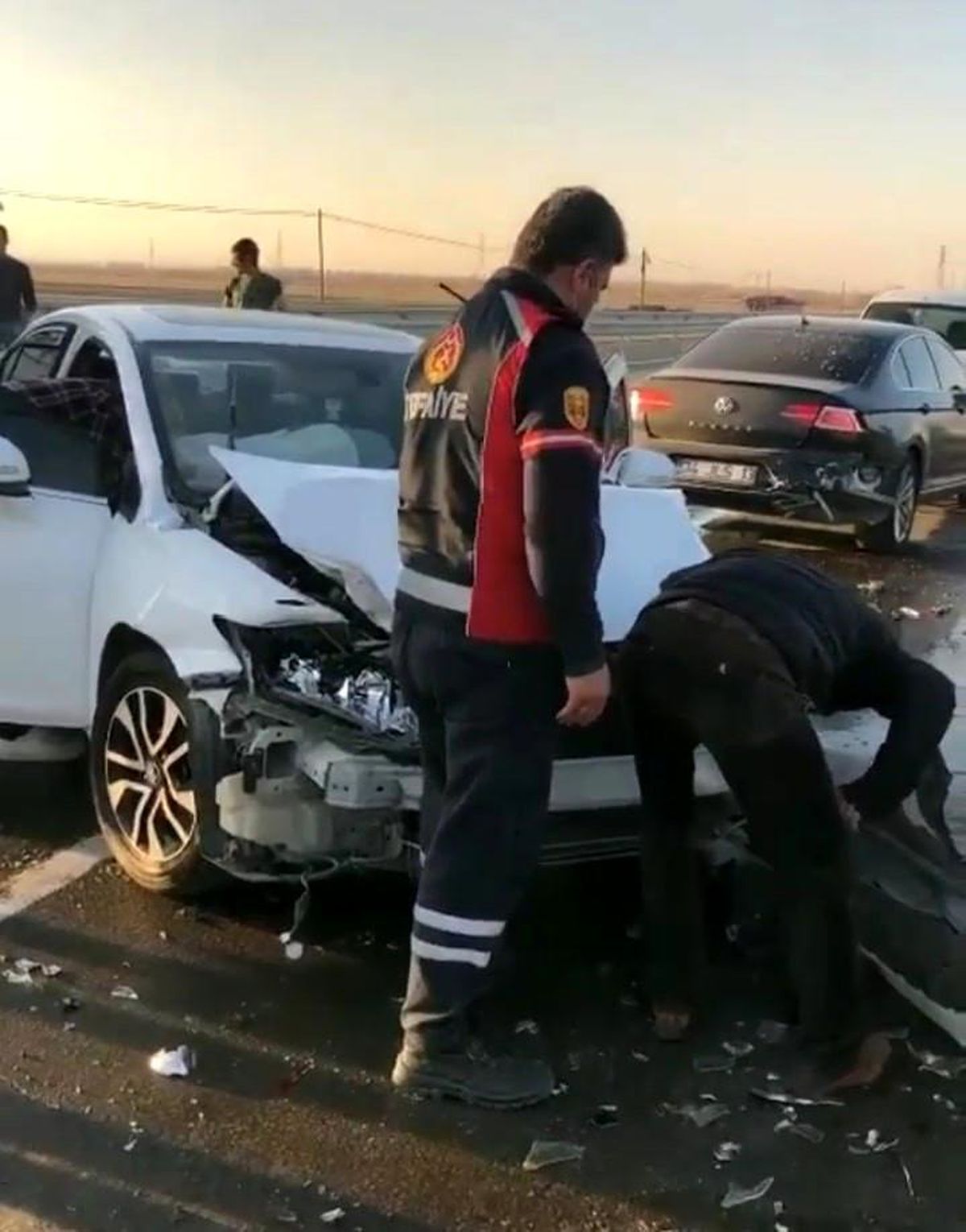 Iğdır\'da zincirleme trafik kazası