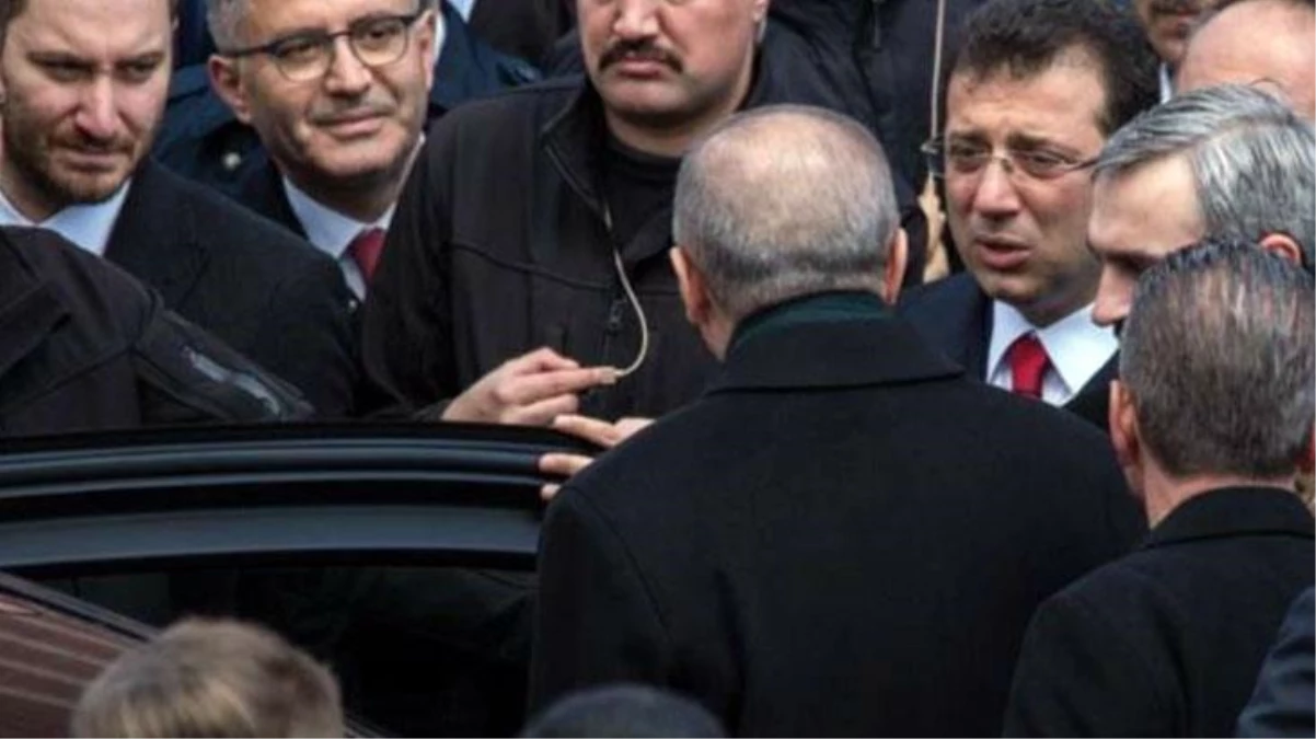 Kadir Topbaş\'ın cenazesinde Erdoğan ile görüşen İmamoğlu, sohbetin detaylarını anlattı