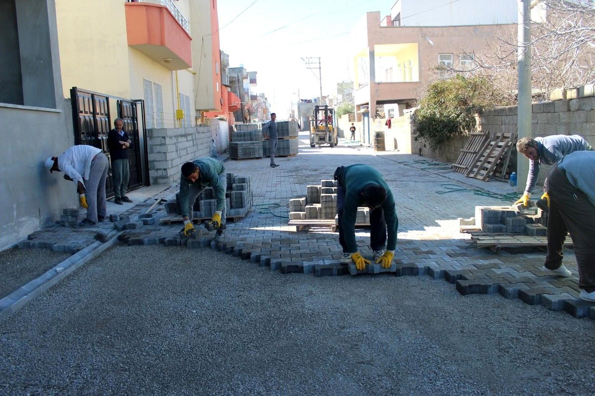 Kahta\'da kilitli parke çalışmaları devam ediyor