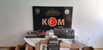 Konya'da 'kaçakçılık' operasyonu: 2 gözaltı
