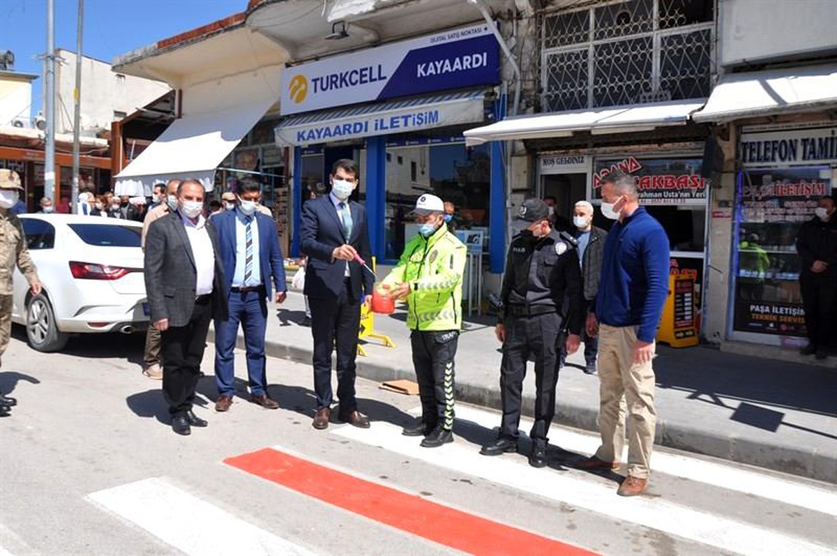 Öncelik yaya uygulaması Besni\'de gerçekleştirildi