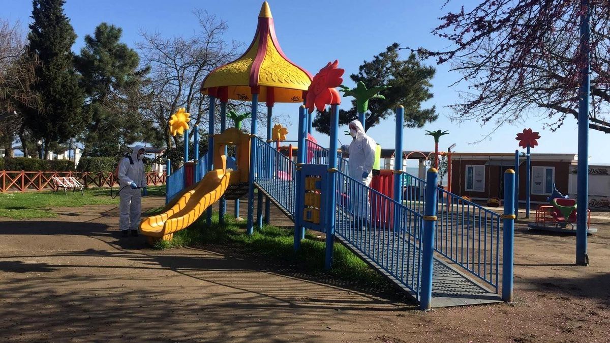 Ordu\'da dezenfeksiyon seferberliği