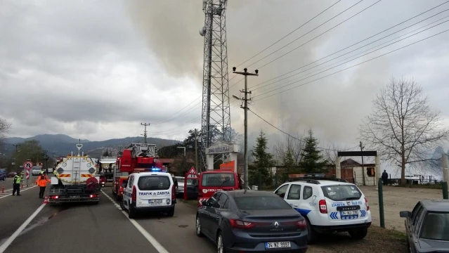 Son dakika: Ordu'daki yangını söndürme çalışmaları sürüyor