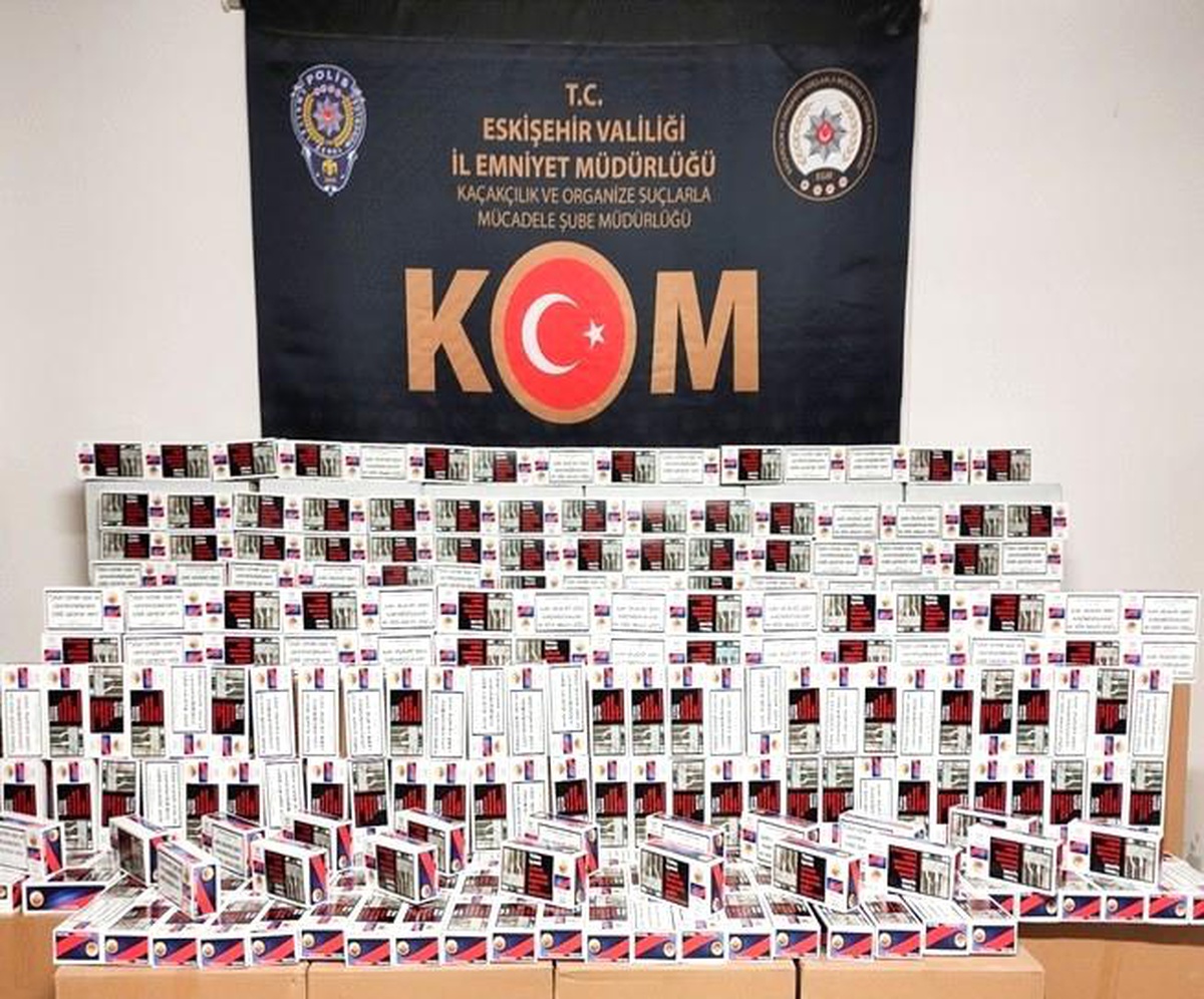 Piyasaya sürülmek istenen kaçak tütün ürünleri ele geçirildi