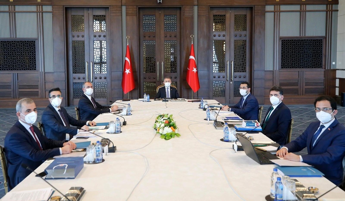 Son dakika politika: Cumhurbaşkanı Yardımcısı Oktay başkanlığında, İnsan Hakları Eylem Planı\'nın takvimlendirilmesi görüşüldü