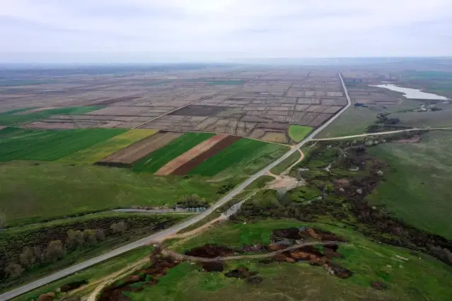 Edirne ovasında 78 bin dekar alan modern sulamaya açılacak