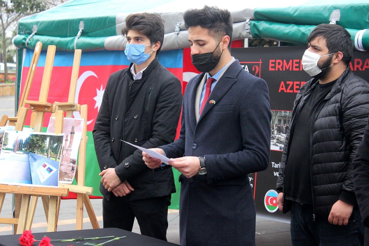 Ermenilerin 1918 yılında katlettiği Azerbaycan Türkleri Giresun\'da anıldı
