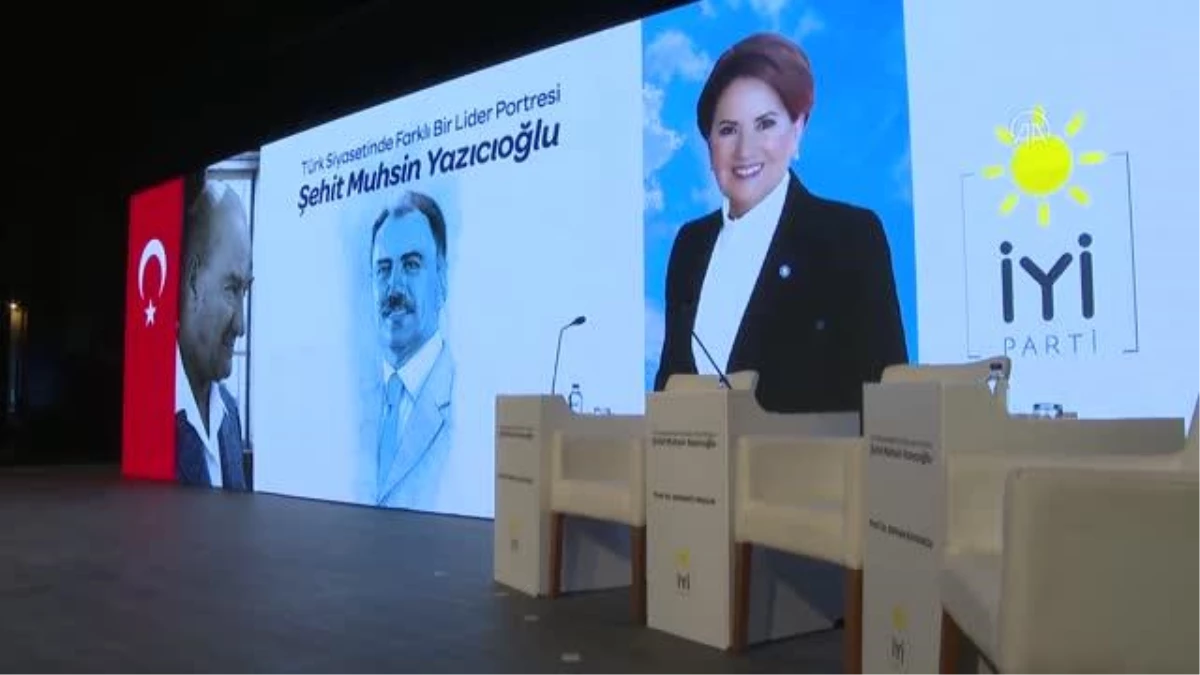İYİ Parti Genel Başkanı Akşener, "Şehit Muhsin Yazıcıoğlu" konulu konferansa katıldı