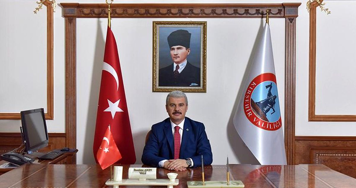 Risk haritasında her yer kırmızı renk iken Kırşehir turuncu renk