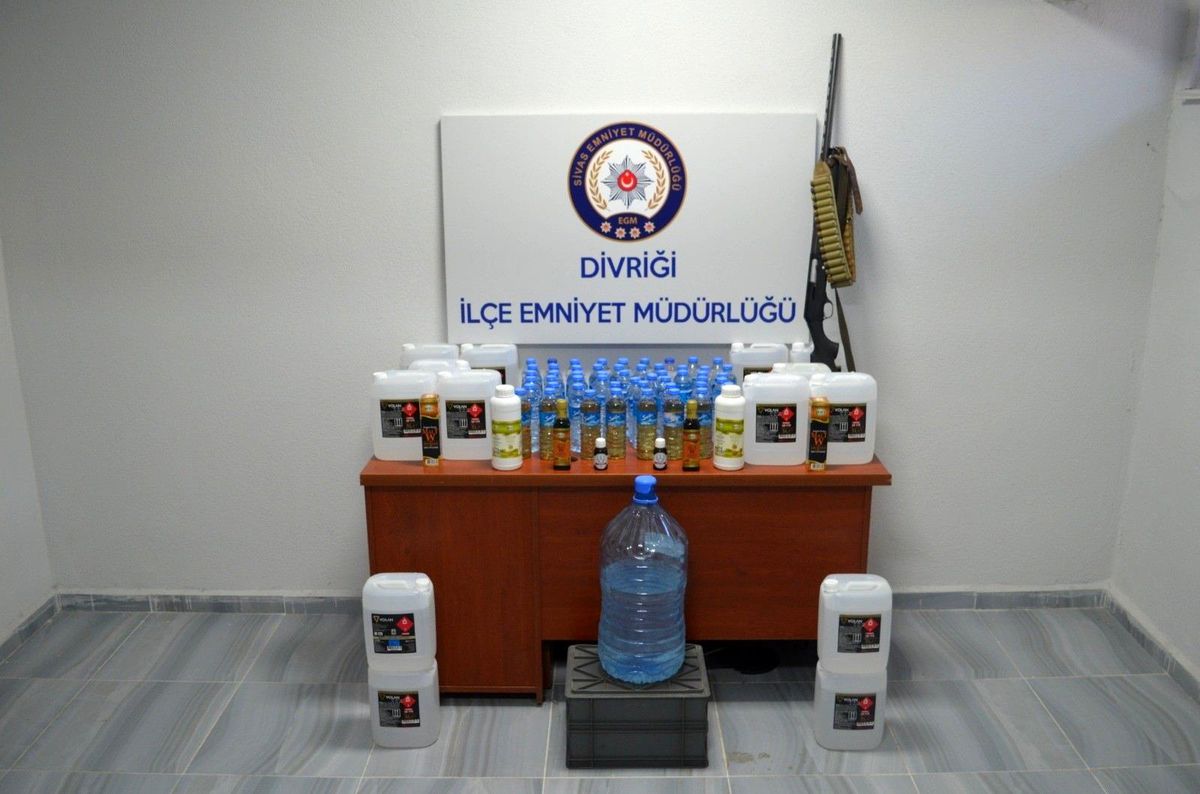 Sivas\'ta sahte içki operasyonu