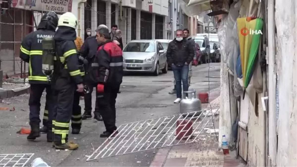 Tüpten sızan gaz bomba gibi patladı, mahalle ayağa kalktı