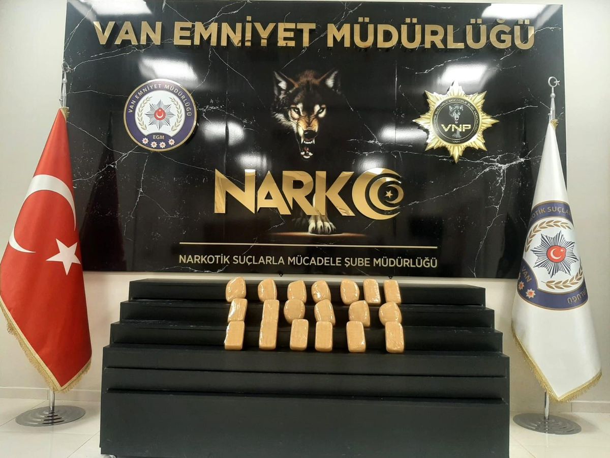 Van\'da 10 kilo eroin ele geçirildi