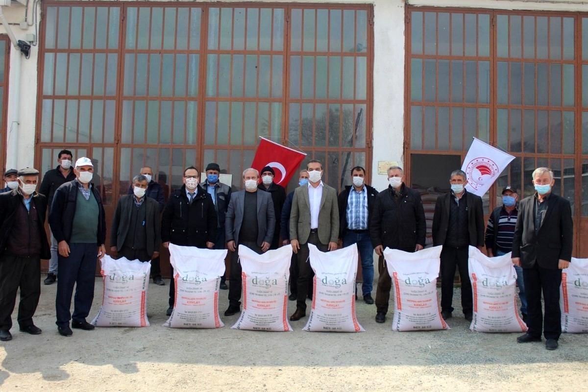 147 üreticiye yulaf tohumu dağıtıldı