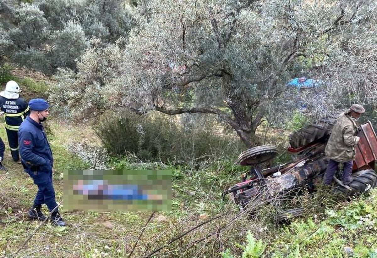 Son dakika haberleri... Aydın\'da traktör kazası: 1 ölü