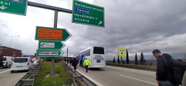 Bursa'da şehirler arası yolcu otobüsü tırla çarpıştı: 4 yaralı