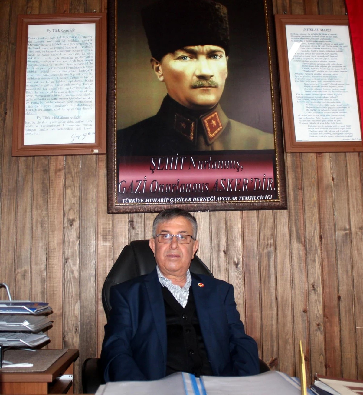 Gaziler Derneği Başkanı Osman Saraç güven tazeledi