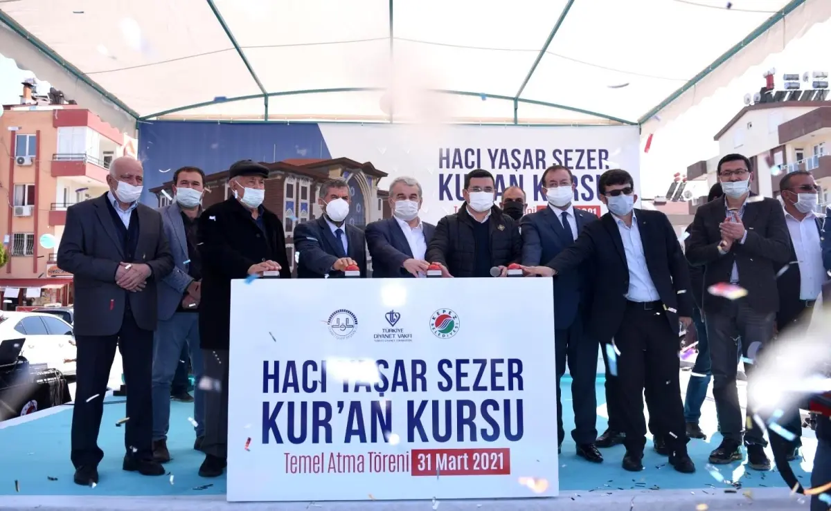 Hacı Yaşar Sezer Kur\'an Kursu\'nun temeli törenle atıldı