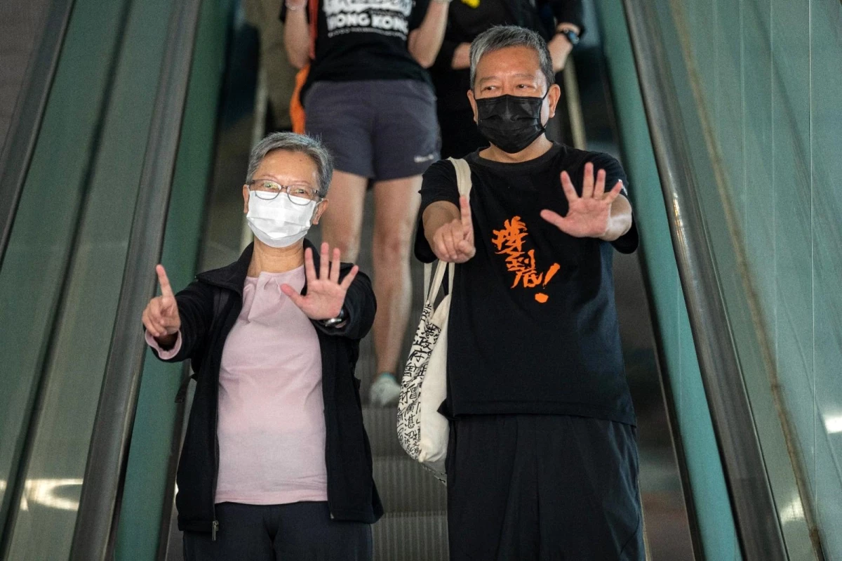 Hong Kong\'da 7 muhalif, 2019\'da yasa dışı protestoları organize etmekten suçlu bulundu