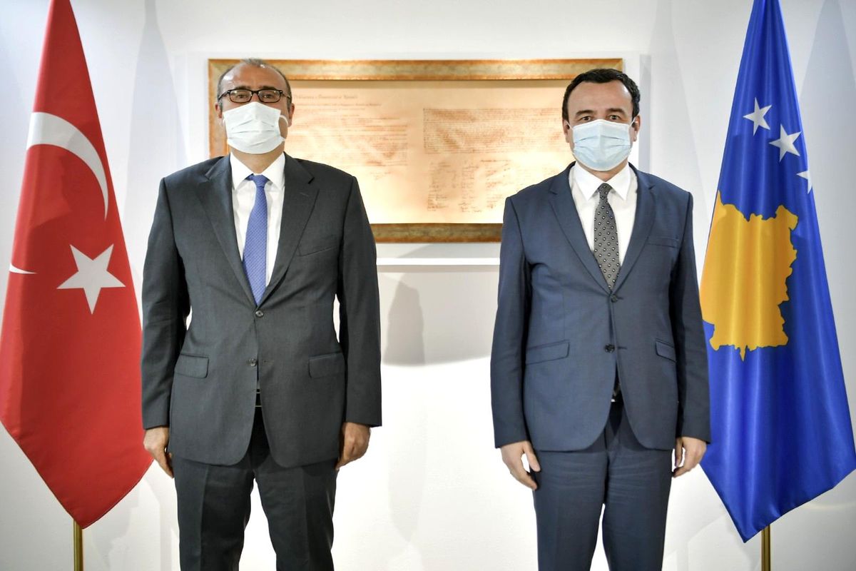 Son dakika haber | Kosova Başbakanı Kurti, Türk Büyükelçi Sakar\'ı kabul etti