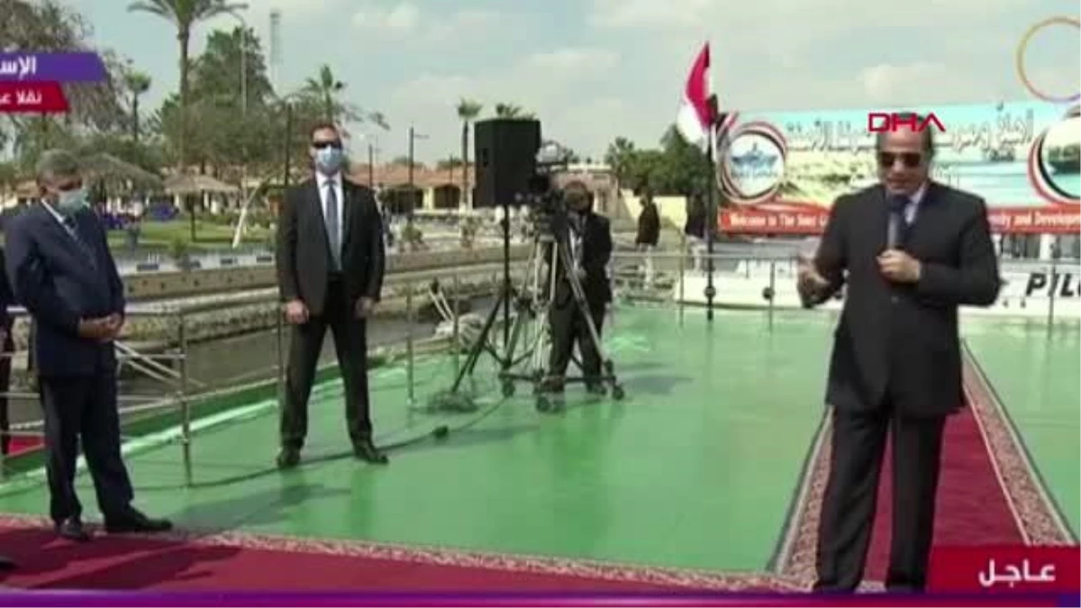 Mısır Cumhurbaşkanı Sisi\'nin siren çalan gemi ile imtihanı