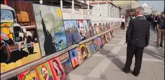 Son dakika! Öğrenciler ünlü ressamların eserlerinin röprodüksiyonunu yaparak sergi açtı