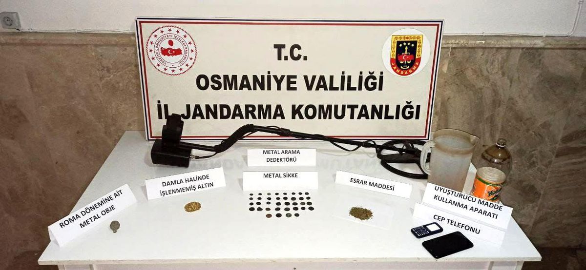 Osmaniye\'de tarihi eser operasyonu