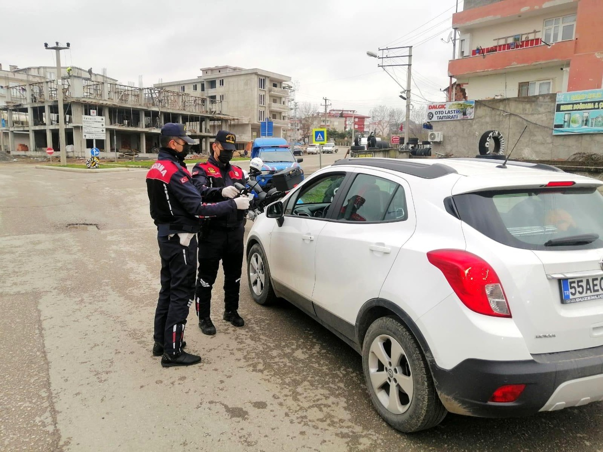 Samsun\'da jandarmadan HES kodu uygulaması